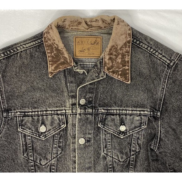 Lip Service Coffin Patch on Vtg Arizona Jean Co Jacket Sz L - Picture 4 of 10